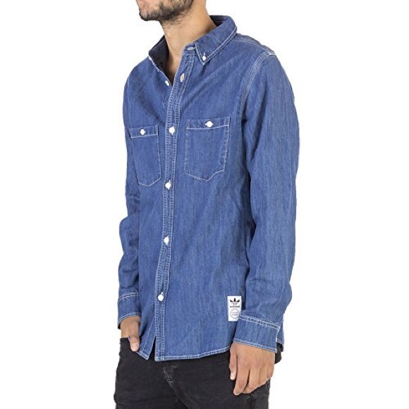 adidas Other - Men’s Slim Fit Adidas Denim Shirt